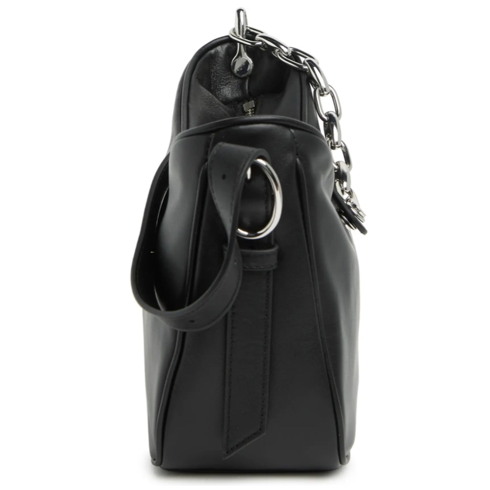 NWT $395 MARC JACOBS Tempo Baguette Shoulder Bag in Black! - Picture 4 of 9
